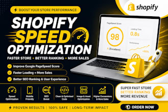speed up your shopify store for higher google pagespeed and more sales