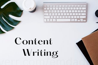 write article, blog post, content for website and social media