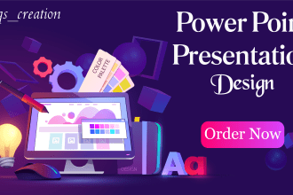 design a professional and modern powerpoint presentation