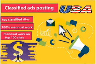 post classified ads in USA top rated sites manually