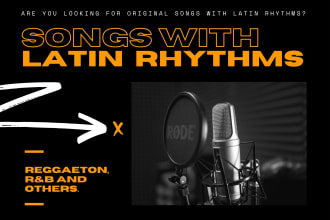 to compose songs for reggaeton, rnb and others