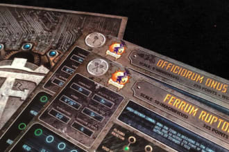 design and print templates or cards for board games
