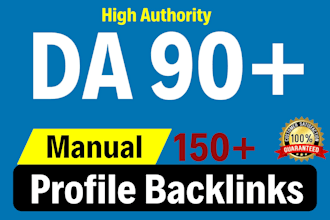 200 white hat SEO profile backlinks high da authority link building