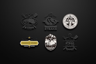 design vintage retro logo design for your brand