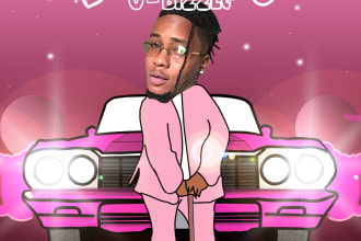design a professional music album cover, mixtape artwork