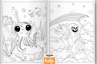 do spooky kawaii coloring pages hand drawn horror