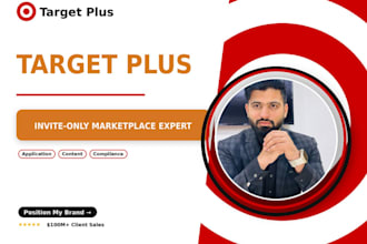 be your target plus marketplace expert for onboarding, listings and catalog SEO