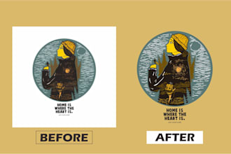 vector tracing, redraw, convert logo to vector