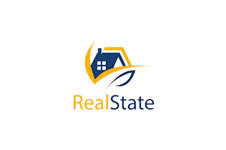 design luxury real estate, property and construction logo
