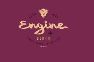 create modern bike logo in hand drawn for you only 24 hours