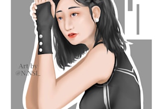 draw you semi realistic style