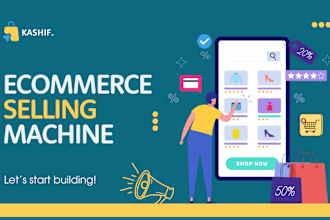 create modern ecommerce website design and woocommerce store