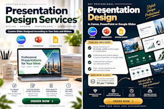 design powerpoint and canva conferences, training presentation