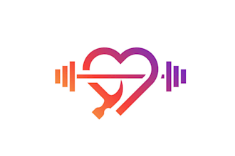 design instagram crossfit workout logo