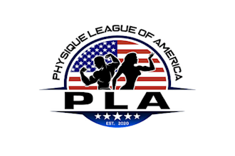 design new fitness physique competition league logo