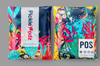 make top notch poly mailer and shipping package design