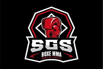 design sgs boxe MMA logo