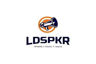 design sports and music agency logo