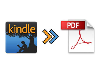 convert kindle book to pdf and docx