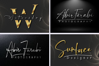 do professional photography and unique   signature logo design
