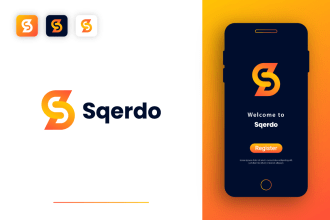 create modern minimalist unique versatile trendy logo design for startup brand