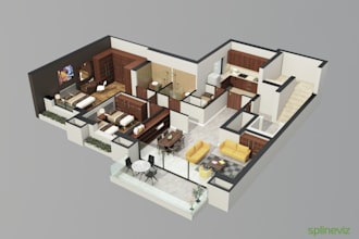 create 3d floor plan in 24 hours only