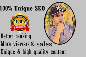 be your SEO website content writer