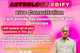 do live horoscope consultation for 60 minutes