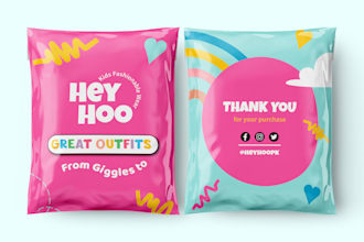 do poly mailer package,shipping and parcel bag design