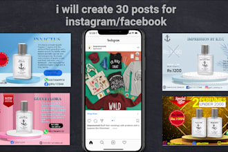 create social media posts design,banner and cover page