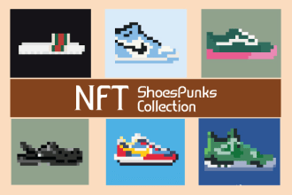 produce crypto shoes inspired nft art and collectible