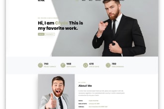 build personal portfolio, blog website in  HTML CSS