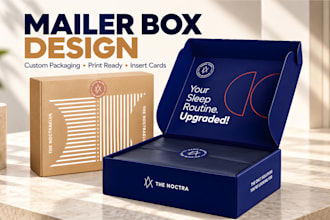 do product packaging box design, subscription box design, mailer box design