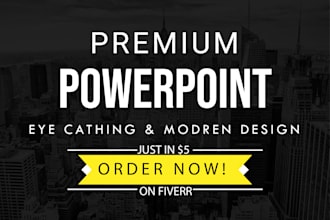 design modern powerpoint  presentation design