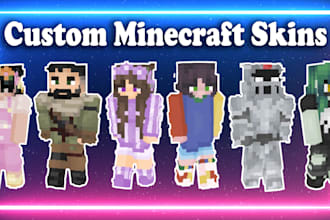 make you a high quality custom minecraft skin