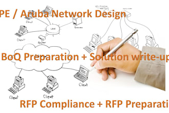 do network pre sales activities for hpe and aruba network products