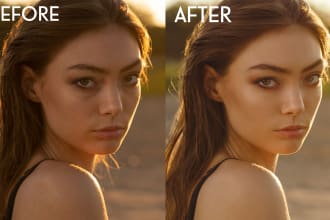 perform high end retouching on your photos
