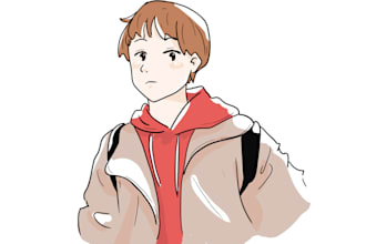 draw doodle portrait illustration