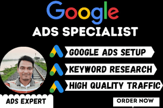 be your google ads specialist, ppc campaign and adwords campaign
