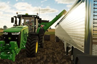 je serai un ouvrier sur farming simulator 19