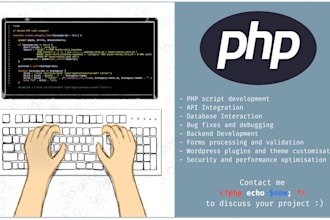 build or fix your PHP scripts