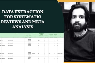 do data extraction for a  systematic review