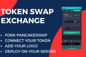 build a swap exchange website like pancakeswap