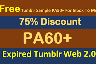 create 150 expired tumblr,blogs pa 70 plus unique IP