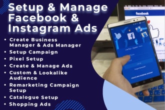 setup highly targeted facebook ad campaign and instagram ads
