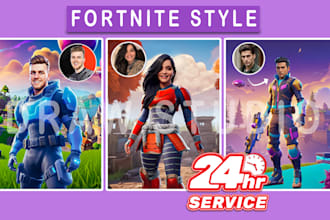 create a custom fortnite portrait on your favorite skin