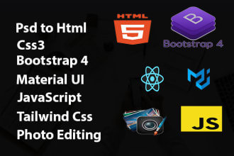 blockchain, react, next, gatsby, tailwind css, material ui,