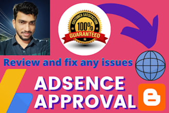approved google adsense guaranteed and fix issues website