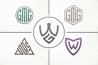design initial letter and monogram logo