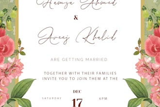 create digital wedding invitations